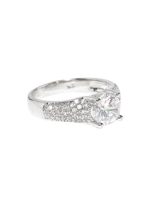 silver plated finger ring - 15803071 - Very Small Image - 1