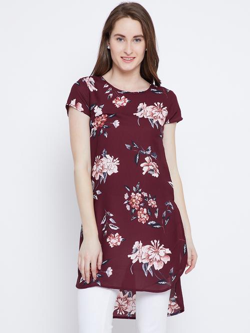 floral high low tunic - 15803792 - Very Small Image - 1