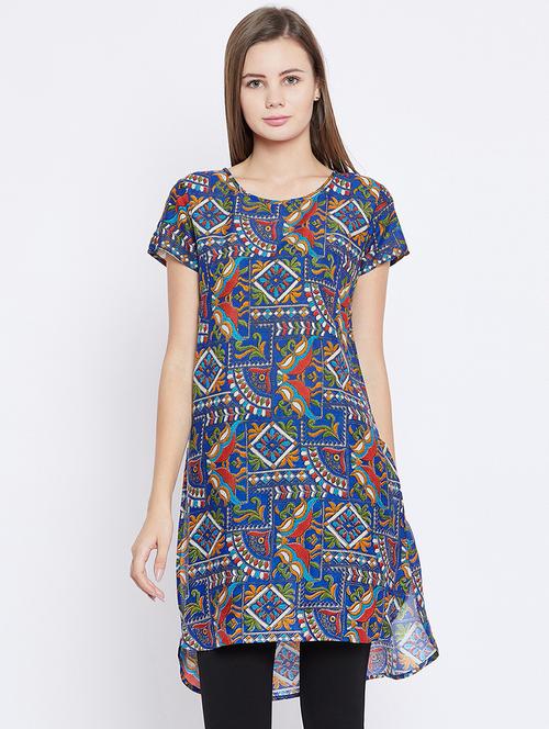 short sleeved high-low tunic - 15803850 - Very Small Image - 1