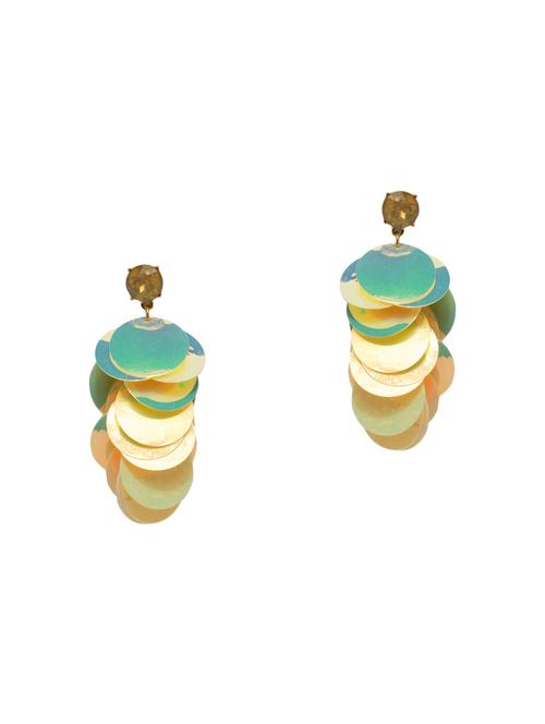 multi colored metal drop earring - 15804882 - Very Small Image - 1