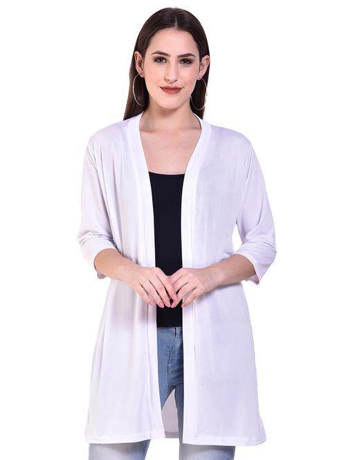 cream solid shrug - 15805126 - Very Small Image - 1