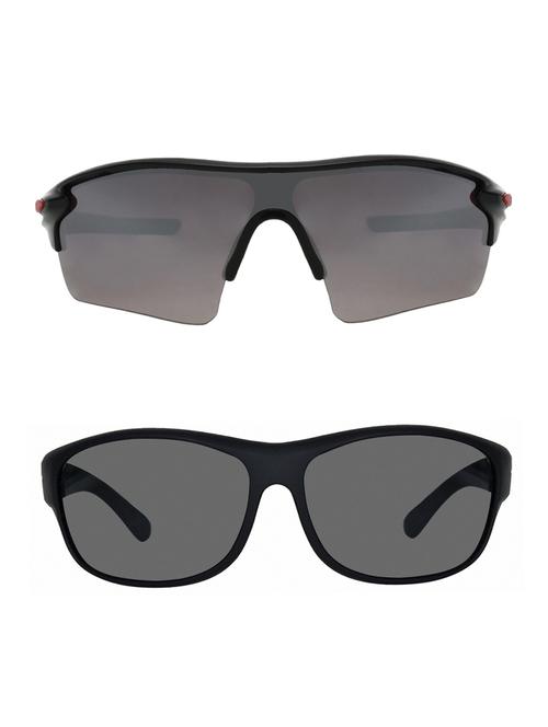 set of 2 wrap around and wayfarer sunglasses - 15805182 - Very Small Image - 1
