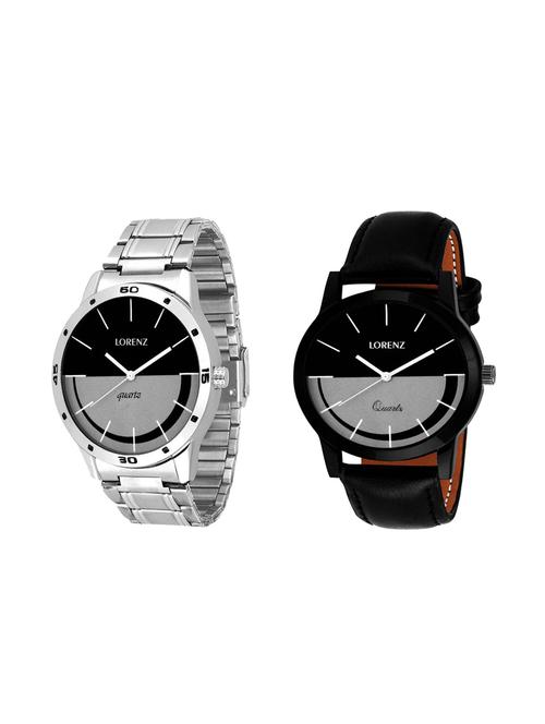 set of 2 analog watch combo - 15805597 - Very Small Image - 1