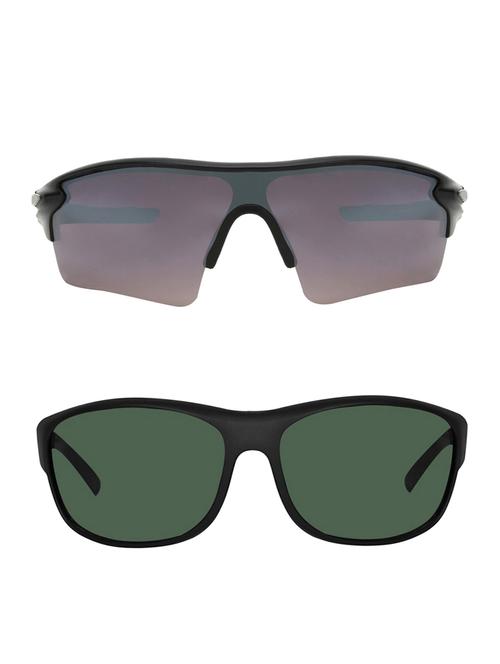 set of 2 wrap around and wayfarer sunglasses - 15805763 - Very Small Image - 1