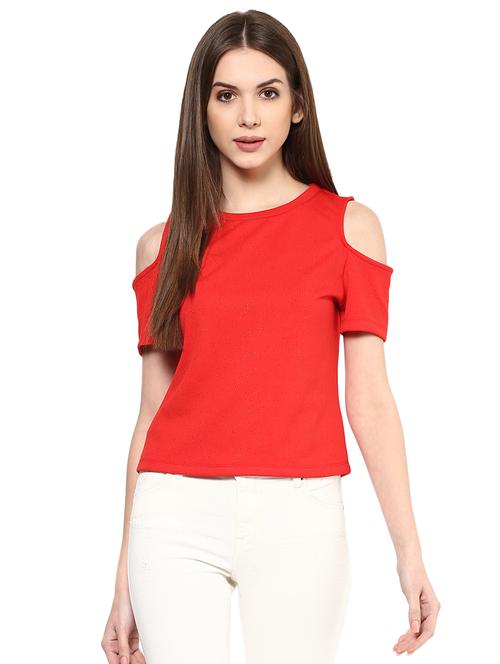 cold shoulder knitted top - 15807339 - Very Small Image - 1