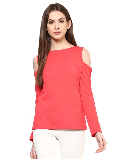 cold shoulder knitted top - 15807345 - Very Small Image - 1