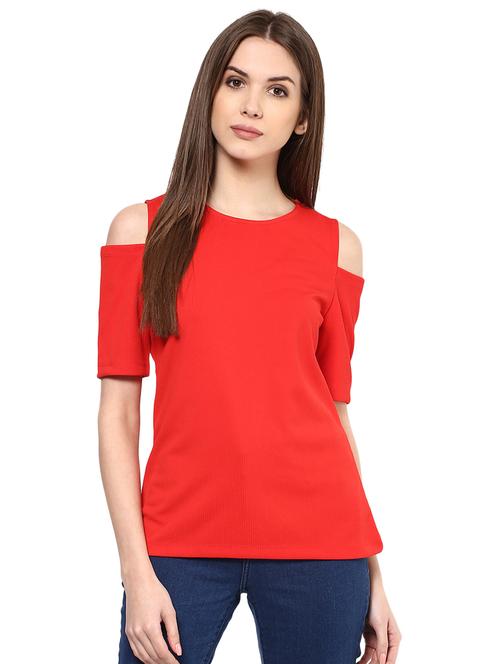 cold shoulder knitted top - 15807349 - Very Small Image - 1