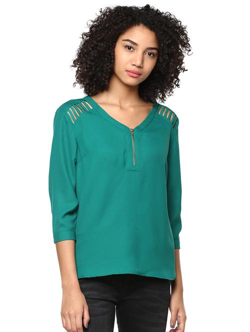 zipper front cutout detail top - 15807448 - Very Small Image - 1