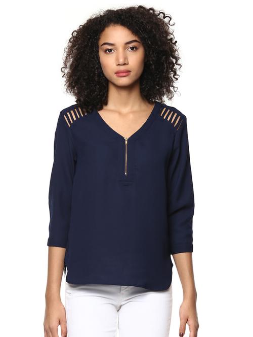 zipper front cutout detail top - 15807449 - Very Small Image - 1