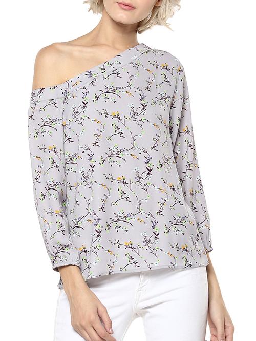women's a line single shoulder top - 15807669 - Very Small Image - 1