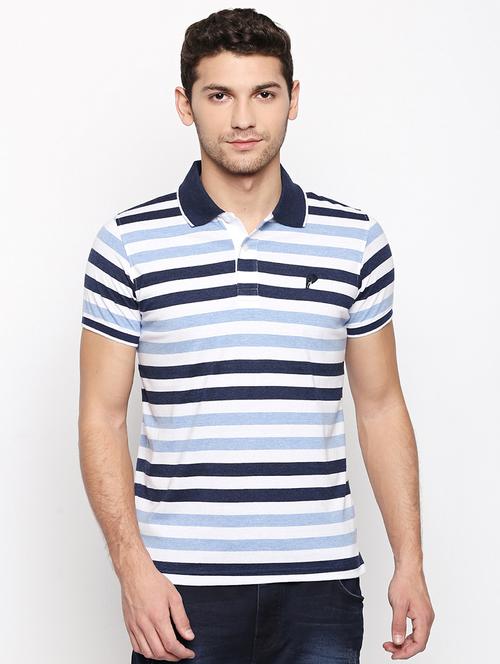 multi colored striped polo t-shirt - 15808472 - Very Small Image - 1