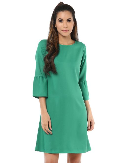 bell sleeved a-line dress - 15808608 - Very Small Image - 1