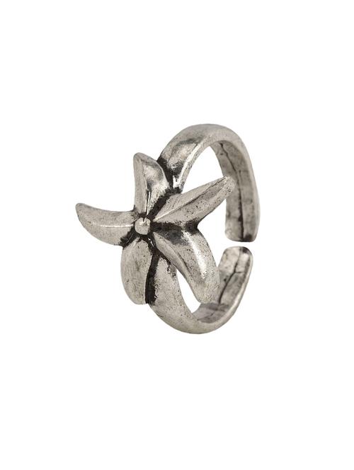 silver metal finger ring - 15810180 - Very Small Image - 1