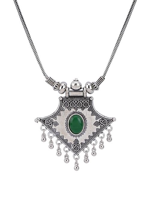 silver metal chain necklace - 15810327 - Very Small Image - 1