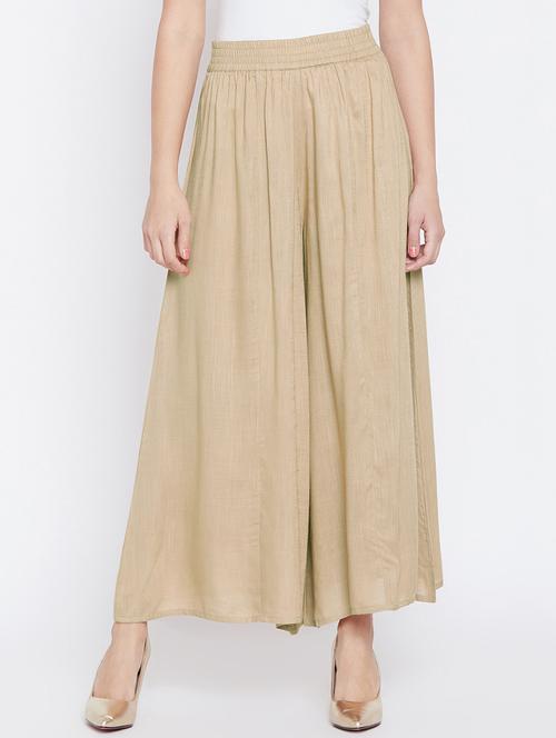 mid waist flared palazzo - 15811530 - Very Small Image - 1