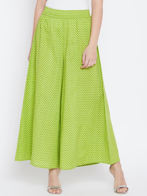 mid waist flared palazzo - 15811534 - Very Small Image - 1