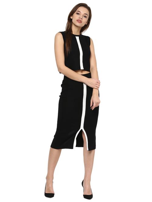 contrast panel top and skirt set - 15811664 - Very Small Image - 1