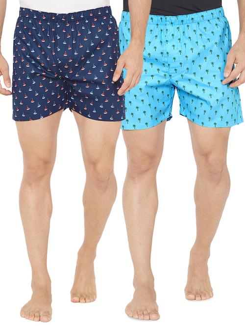 multi colored cotton boxer - 15812938 - Very Small Image - 1