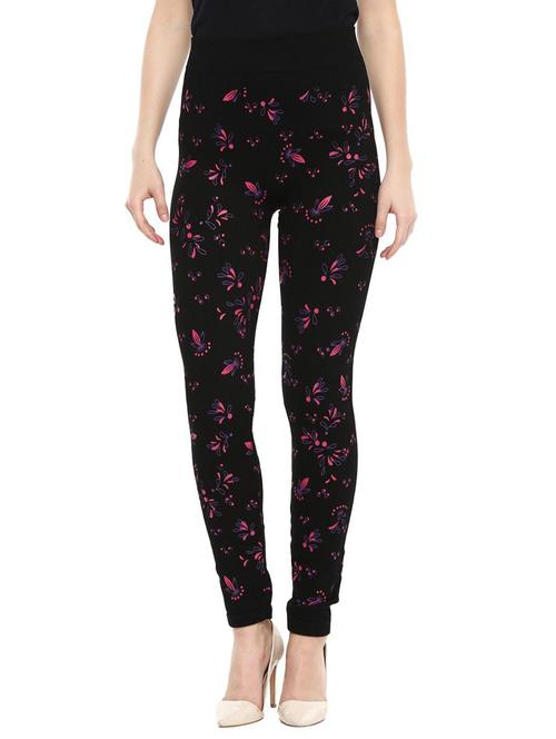 floral woolen leggings - 15814893 - Very Small Image - 1