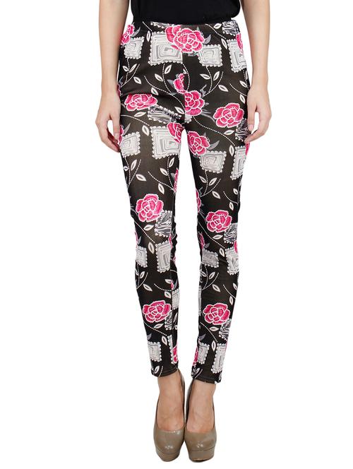 floral woolen leggings - 15814905 - Very Small Image - 1