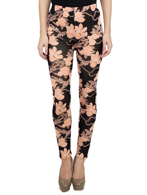 creeper print woolen leggings - 15814906 - Very Small Image - 1