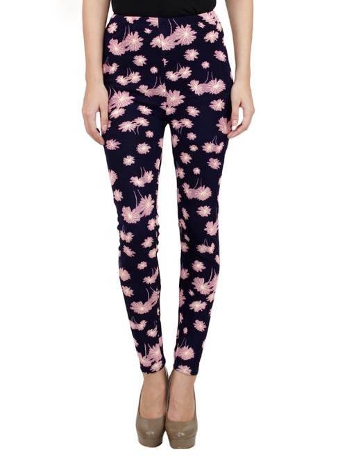 floral woolen leggings - 15814907 - Very Small Image - 1