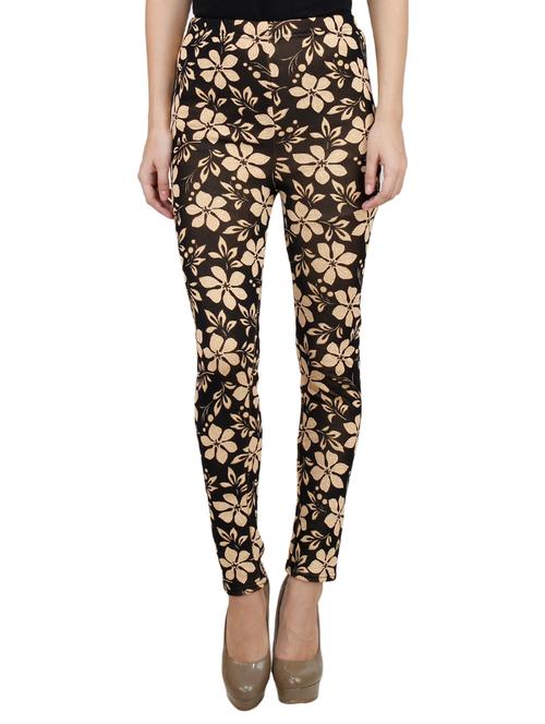 floral woolen leggings - 15814910 - Very Small Image - 1