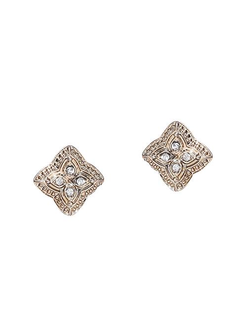 gold plated studs earring - 15815306 - Very Small Image - 1