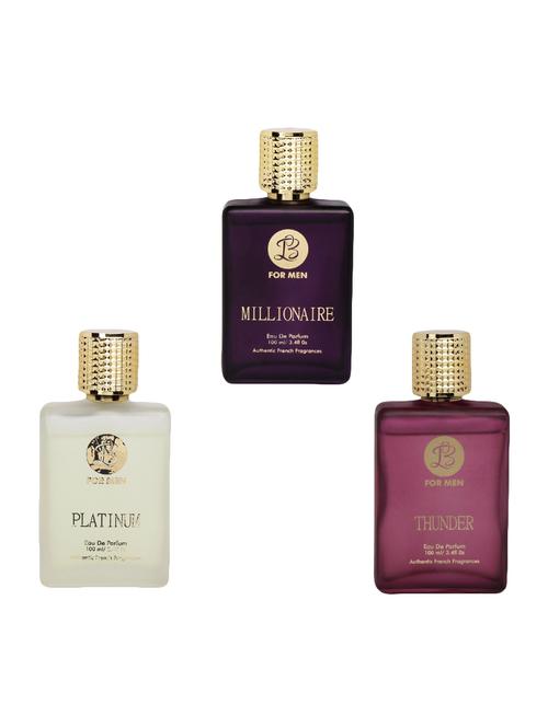 lyla blanc set of 3 edt (millionaire + platinum + thunder) - 15815997 - Very Small Image - 1