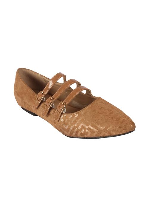 brown slip on ballerinas - 15817185 - Very Small Image - 1