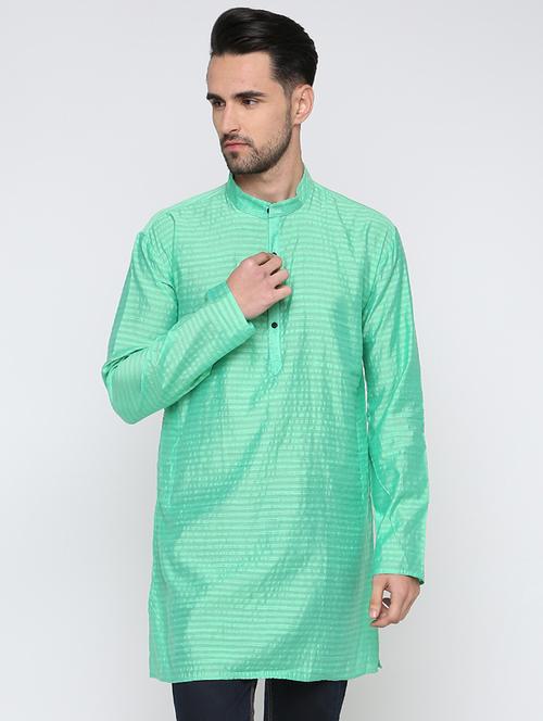green striped kurta - 15817723 - Very Small Image - 1