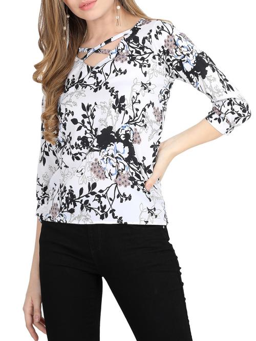 tie-knot criss-cross detail top - 15818767 - Very Small Image - 1