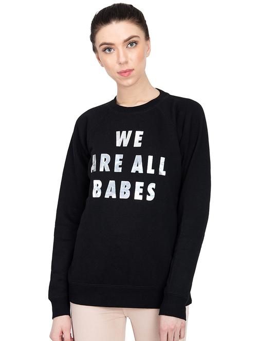 slogan print sweatshirt - 15819721 - Very Small Image - 1