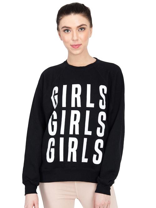 conversation print crew neck sweatshirt - 15819723 - Very Small Image - 1