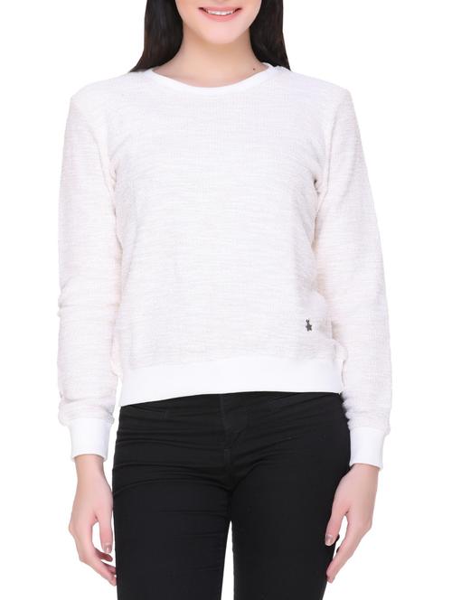 round neck solid sweatshirt - 15822138 - Very Small Image - 1