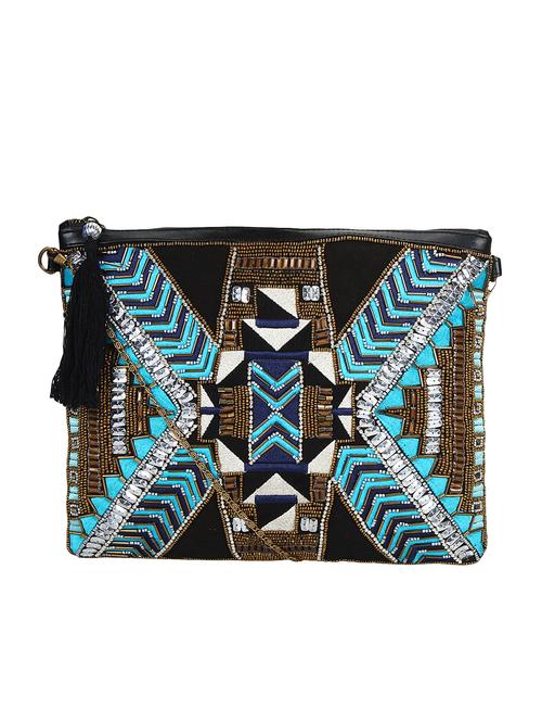 multi colored cotton sling bag - 15822471 - Very Small Image - 1