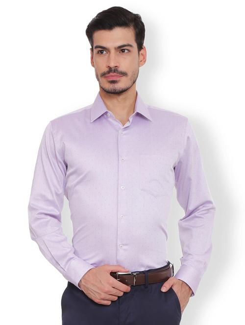 purple cotton formal shirt - 15823190 - Very Small Image - 1