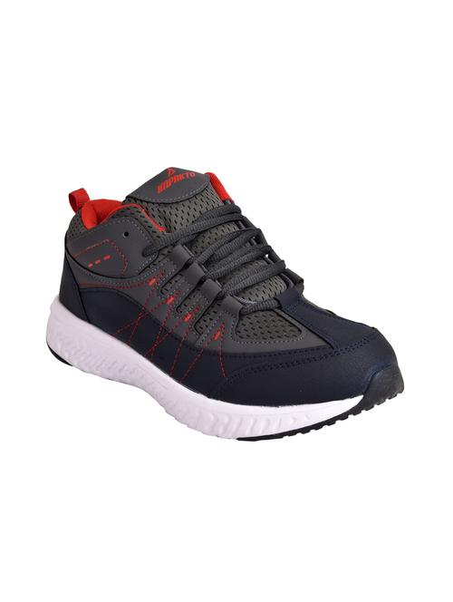 grey mesh lace up sport shoes - 15823881 - Very Small Image - 1