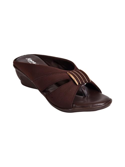 brown slip on wedges - 15824185 - Very Small Image - 1