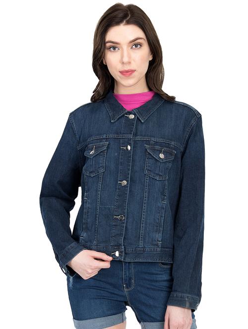 double pocket detail denim jacket - 15824437 - Very Small Image - 1