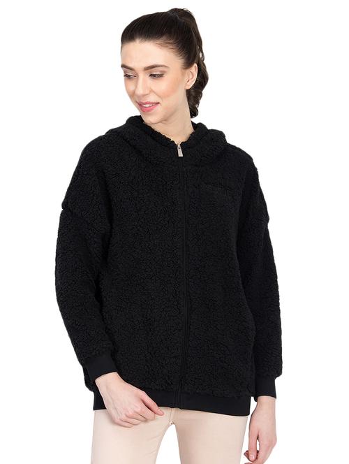 faux fur hooded jacket - 15824442 - Very Small Image - 1