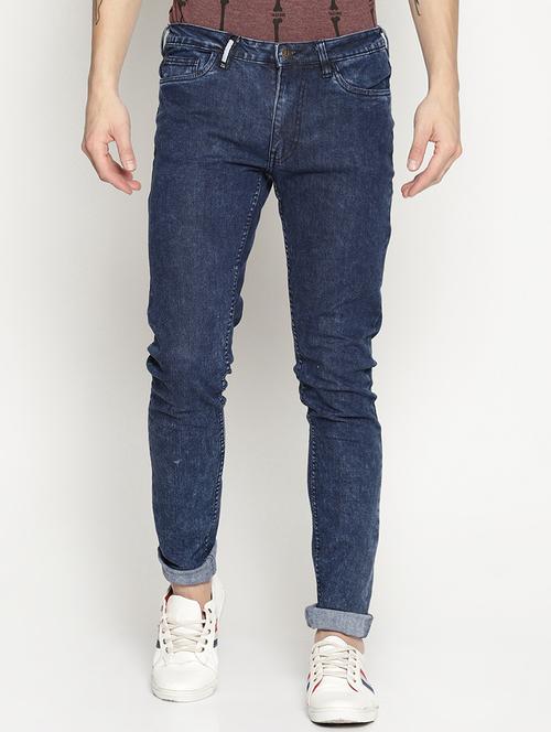 dark blue denim light washed jeans - 15824725 - Very Small Image - 1