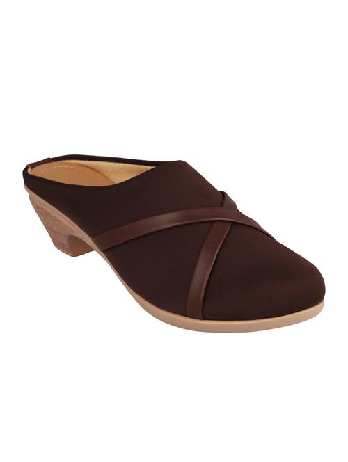 brown slip on mules - 15824863 - Very Small Image - 1