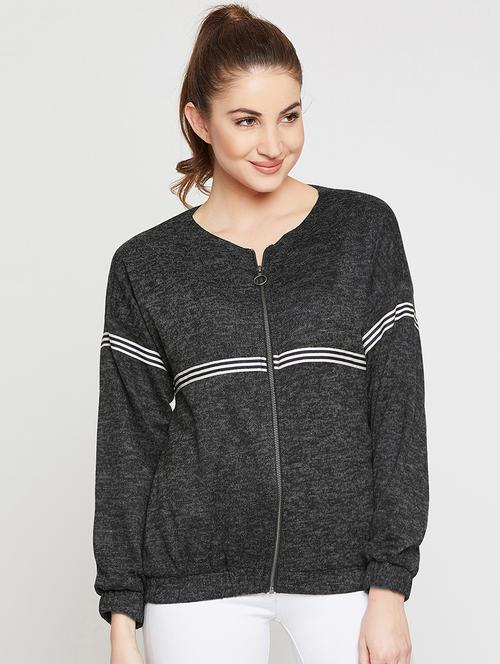 drop shoulder taping detail sweatshirt - 15825930 - Very Small Image - 1