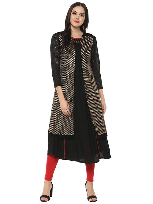 embroidered velvet shrug - 15826908 - Very Small Image - 1