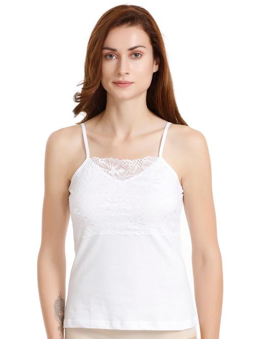 lace detail solid camisole - 15827706 - Very Small Image - 1