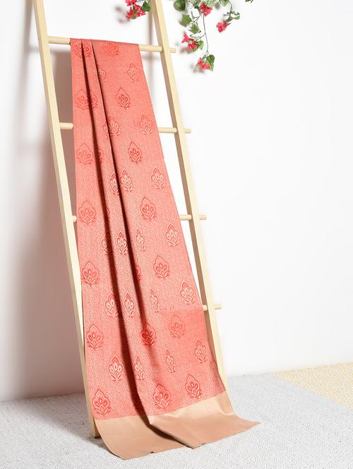 orange wool shawl - 15827742 - Very Small Image - 1