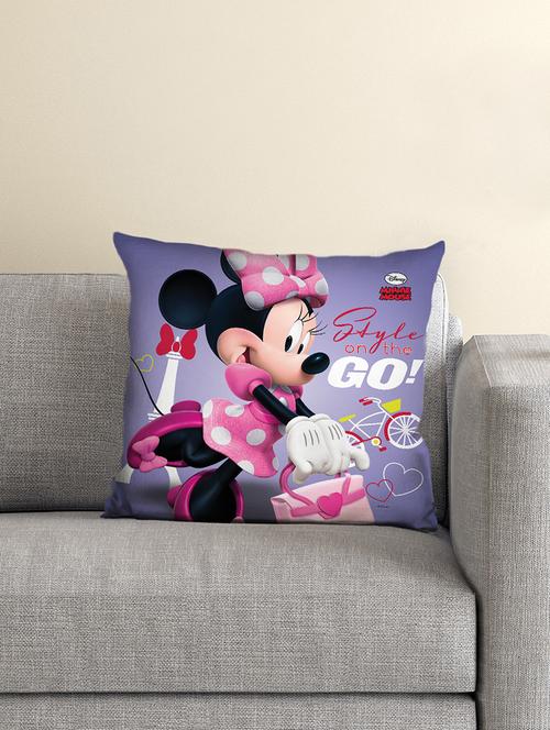 disney- athom trendz- minnie mouse cushion cover with filled cushion 16x16 - 15828298 - Very Small Image - 1