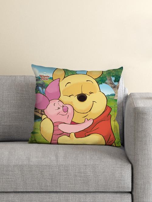 disney- athom trendz- winnie the pooh cushion cover with filled cushion 16x16 - 15828302 - Very Small Image - 1
