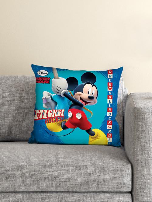 disney- athom trendz- mickey mouse cushion cover with filled cushion 16x16 - 15828309 - Very Small Image - 1